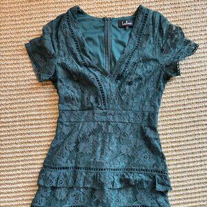 Dress, Emerald Green, Size S, LULUS